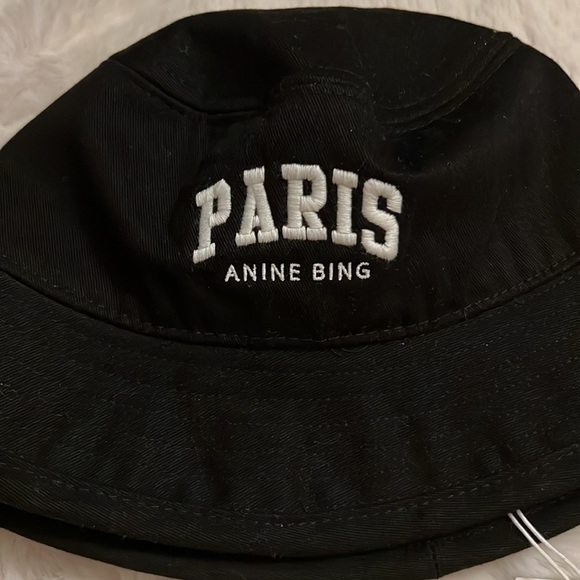 Anine Bing Paris Embroidered-Logo Bucket Hat - Picture 2 of 8
